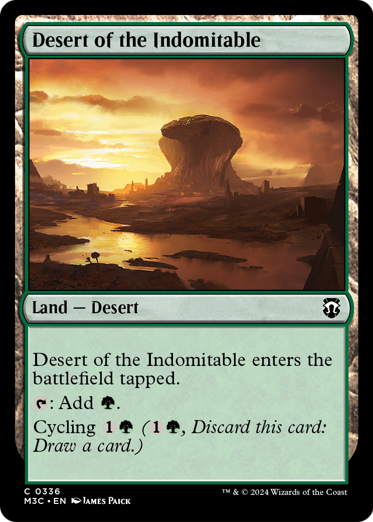 Desert of the Indomitable [Modern Horizons 3 Commander]