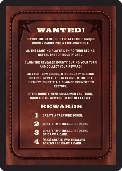 Bounty: Frankie The Fang // Wanted! (TOTC-031) - Outlaws of Thunder Junction Commander Tokens