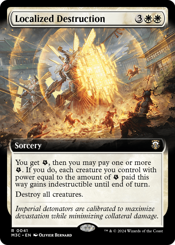 Localized Destruction (Extended Art) [Modern Horizons 3 Commander]