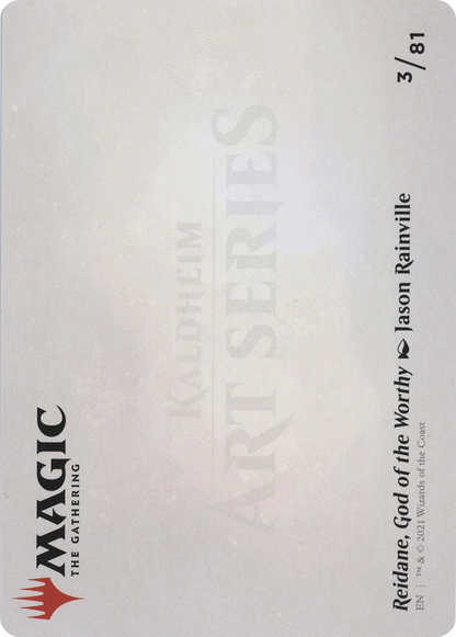Reidane, God of the Worthy // Reidane, God of the Worthy (ASKHM-003) - Art Series: Kaldheim (Borderless) Foil