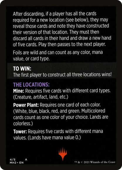 Urza's Blueprints (minigame) // Urza's Blueprints (cont'd) (MMH2-004) - Modern Horizons 2 Minigames