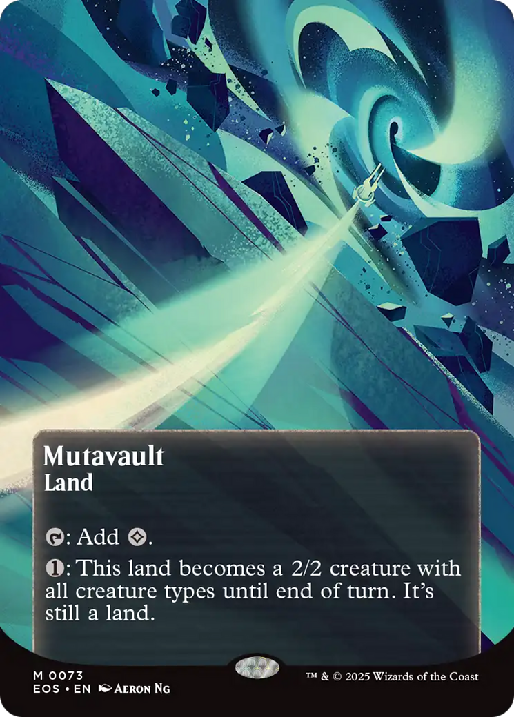 Mutavault (0073) (Borderless) [Edge of Eternities: Stellar Sights]