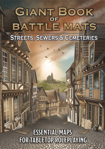GIANT BOOK OF BATTLE MATS - STREETS, SEWERS & CEMETERIES