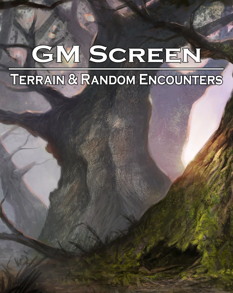 GM SCREEN TERRAIN & RANDOM ENCOUNTERS