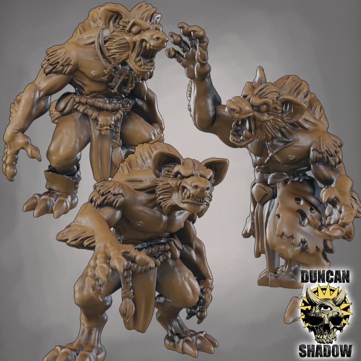 Duncan Shadow - Gnolls Savages 3-pack