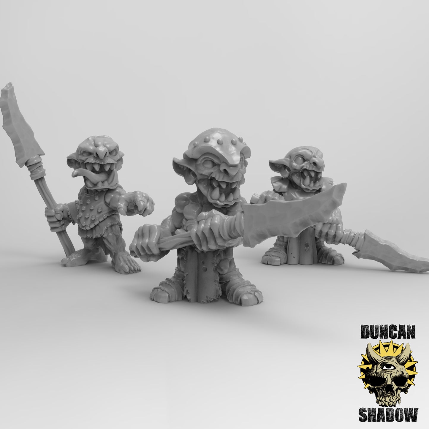 Duncan Shadow - Goblins with spears 5-pack