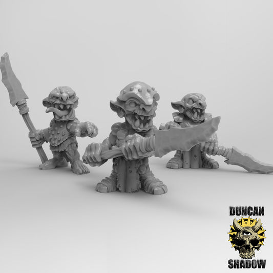 Duncan Shadow - Goblins with spears 5-pack