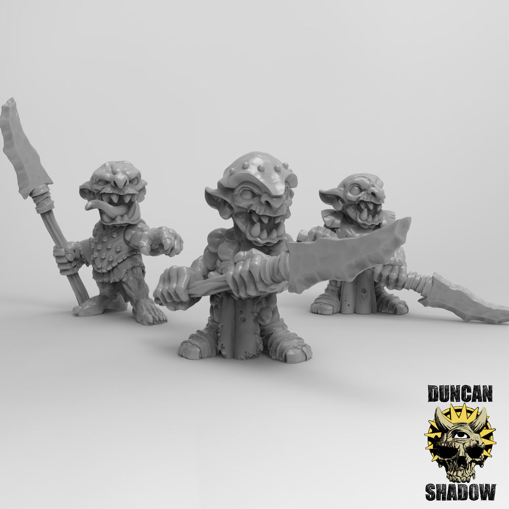 Duncan Shadow - Goblins with spears 5-pack