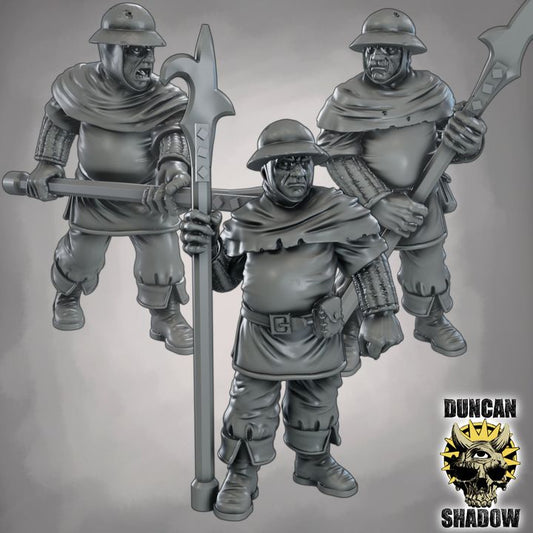 Duncan Shadow - Guards with Polearms 3-pack