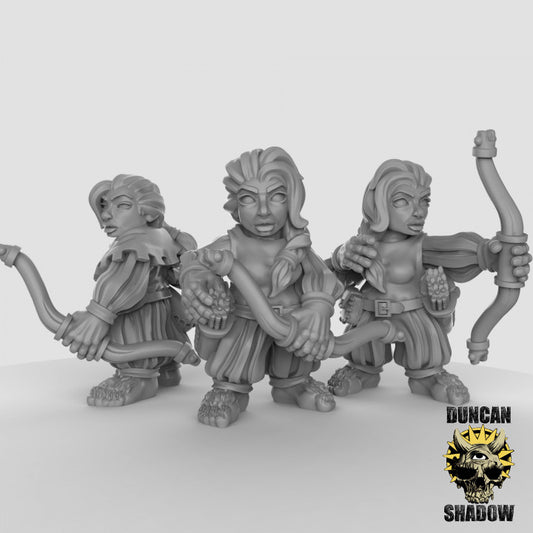 Duncan Shadow - Halfling Females with Bows