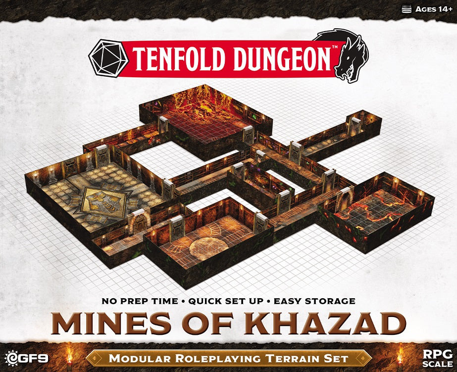 TENFOLD DUNGEON TERRAIN SET - MINES OF KHAZAD