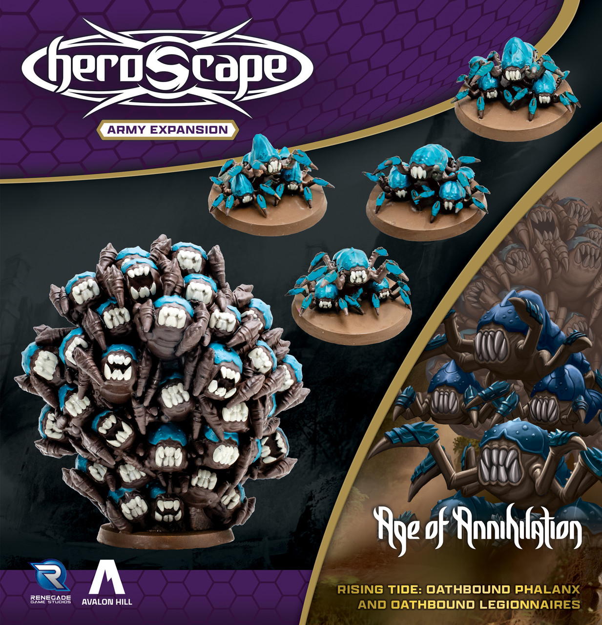 HEROSCAPE RISING TIDE OATHBOUND PHALANX AND OATHBOUND LEGIONNAIRES ARMY EXPANSION