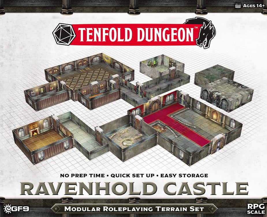 TENFOLD DUNGEON TERRAIN SET - RAVENHOLD CASTLE