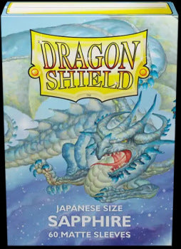 Dragon Shield Matte Sleeve - Sapphire 60ct