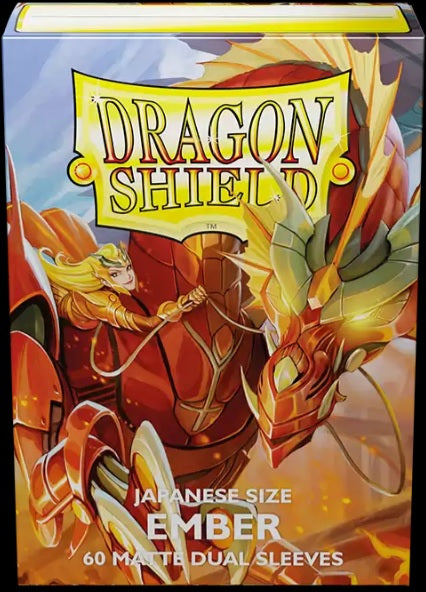 DRAGON SHIELD SLEEVES DUAL JAPANESE MATTE EMBER