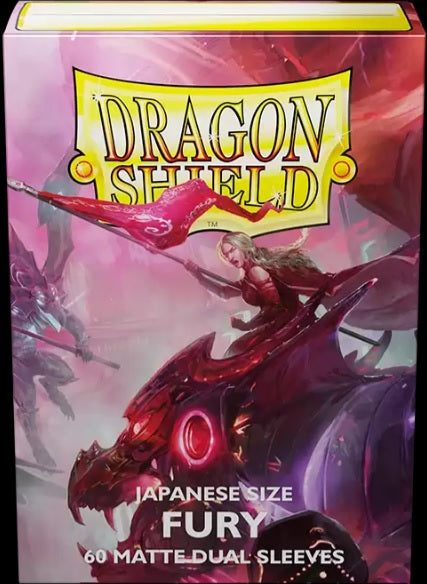 DRAGON SHIELD SLEEVES DUAL JAPANESE MATTE FURY