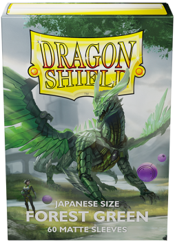 DRAGON SHIELD SLEEVES JAPANESE MATTE FOREST GREEN