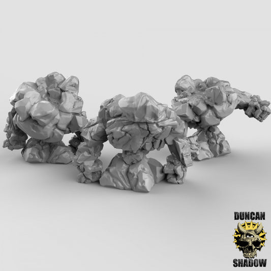 Duncan Shadow - small earth elemental 3-pack