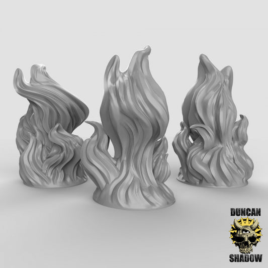Duncan Shadow - small fire elemental 3-pack