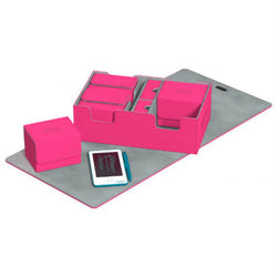 ultimate guard smarthive 400 xenoskin pink card and deck storage box