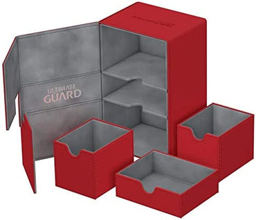 Ultimate Guard Deck Case Twin Flip N Tray 160+ Standard Xenoskin Red