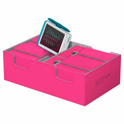 ultimate guard smarthive 400 xenoskin pink card and deck storage box