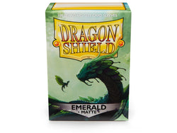 dragon shield matte sleeves emerald rayalda 100 count