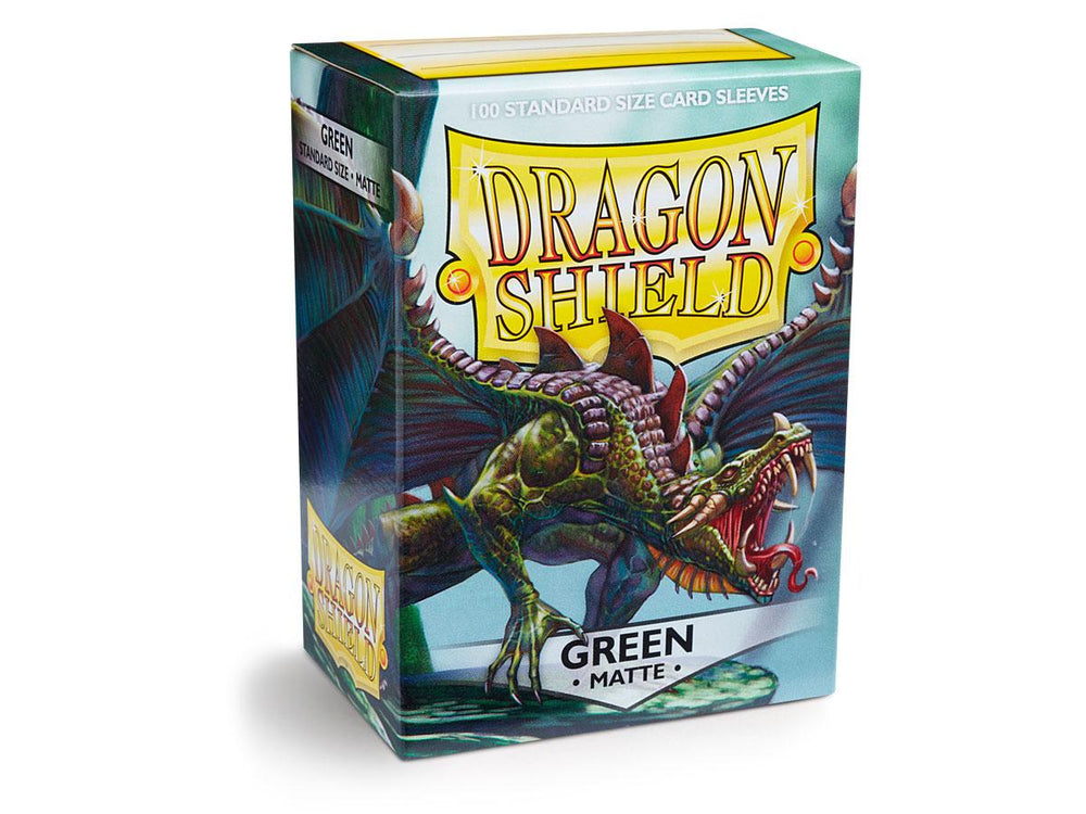 dragon shield matte sleeves green drakka fiath 100 count