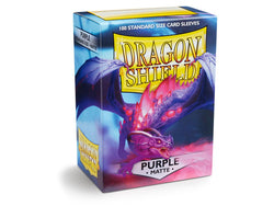 dragon shield matte sleeves purple miasma 100 count