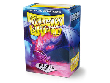 dragon shield matte sleeves purple miasma 100 count