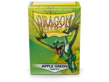 dragon shield matte sleeve apple green eliban 100 count