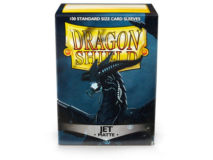 dragon shield matte sleeves jet bodom 100 count