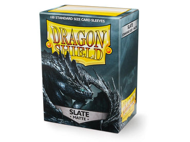 dragon shield matte sleeves slate escotarox 100 count