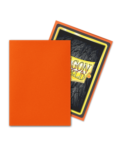 Dragon Shield Matte Sleeve - Tangerine 100ct