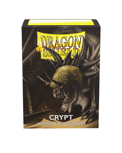 dragon shield matte dual sleeves crypt 100 count