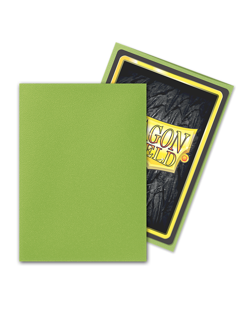 Dragon Shield Matte Sleeve - Lime 100ct