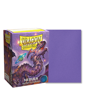 dragon shield matte sleeves nebula 100 count