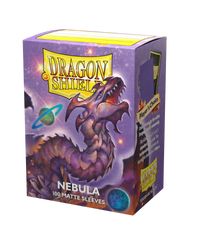 dragon shield matte sleeves nebula 100 count