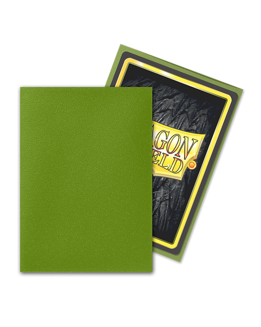 dragon shield matte sleeves olive 100 count