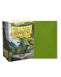 dragon shield matte sleeves olive 100 count