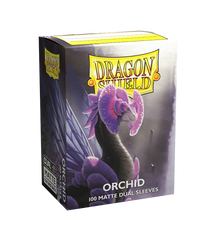 dragon shield matte dual sleeves orchid emme 100 count