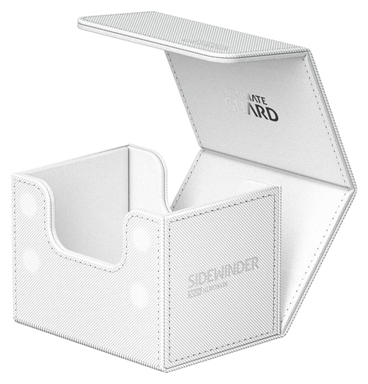 ultimate guard sidewinder 100 xenoskin white premium deck box