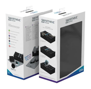 ultimate guard smarthive 400 xenoskin black card and deck storage box