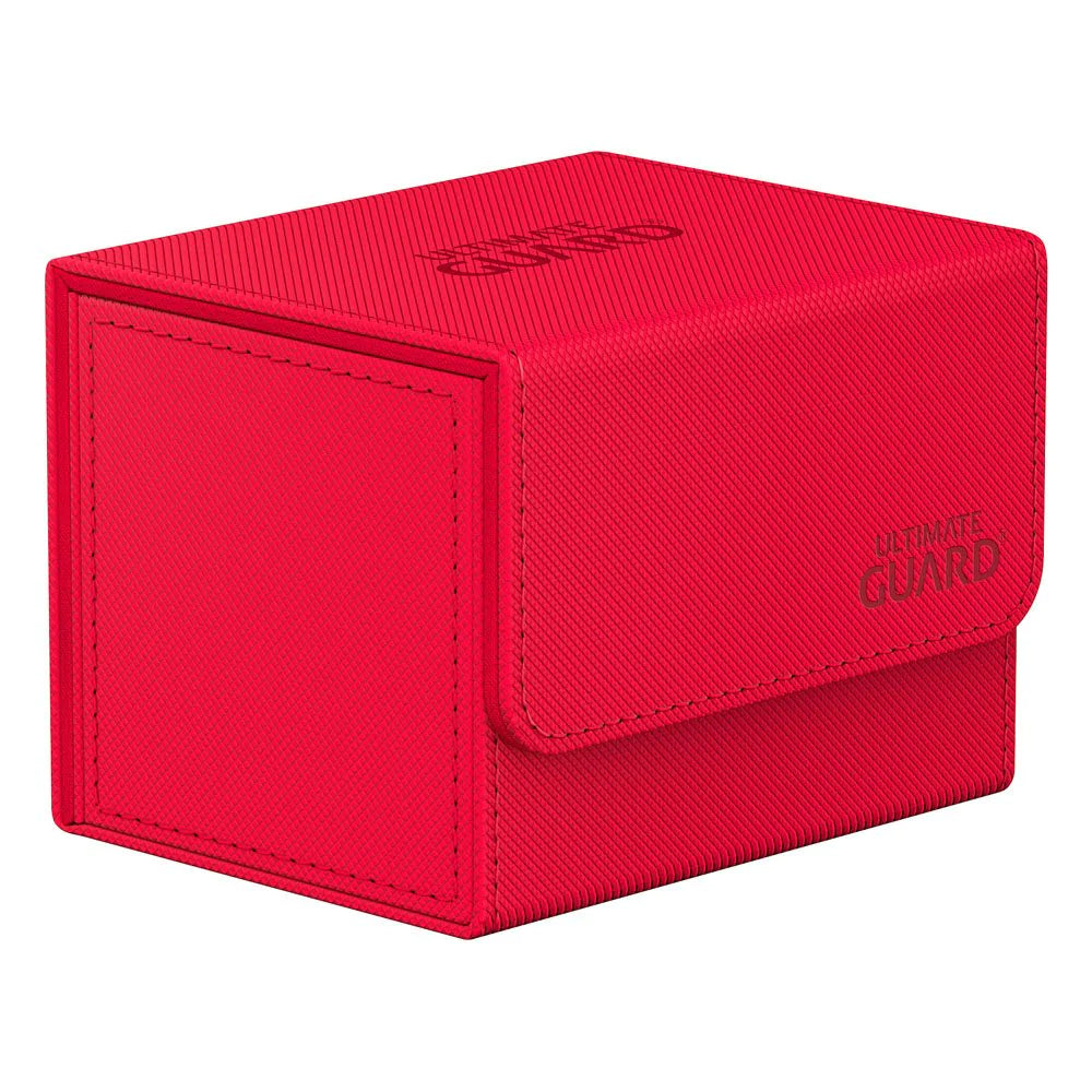 ultimate guard sidewinder 100 xenoskin red premium deck box