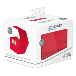 ultimate guard sidewinder 100 xenoskin red premium deck box