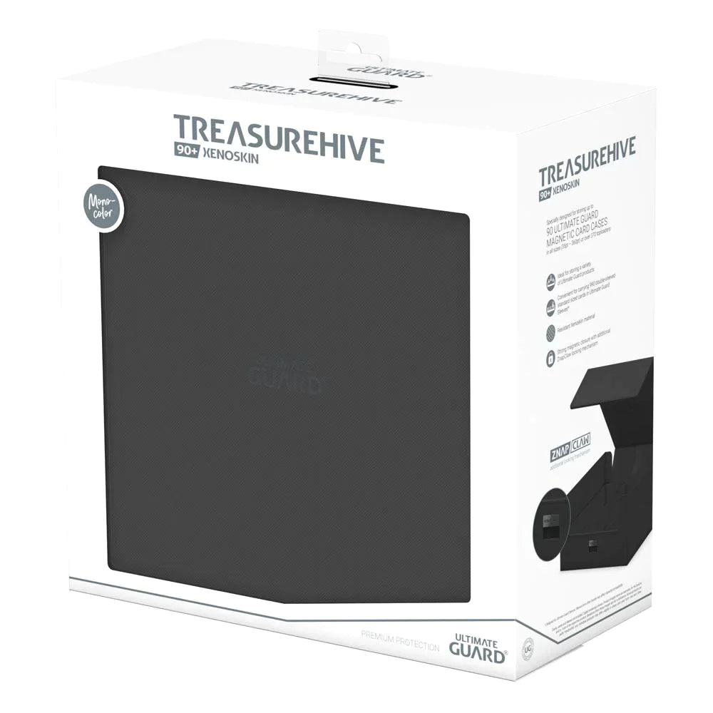 ultimate guard treasurehive 90 black deck box card case