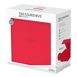 ultimate guard treasurehive 90 xenoskin red deck box case